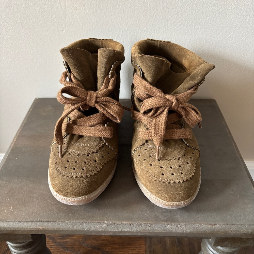Wedge sneakers size 36